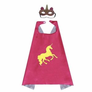Unicorn cape roze voor Carnaval