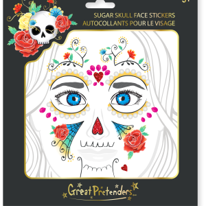 Gezichtsticker doodshoofd - skull