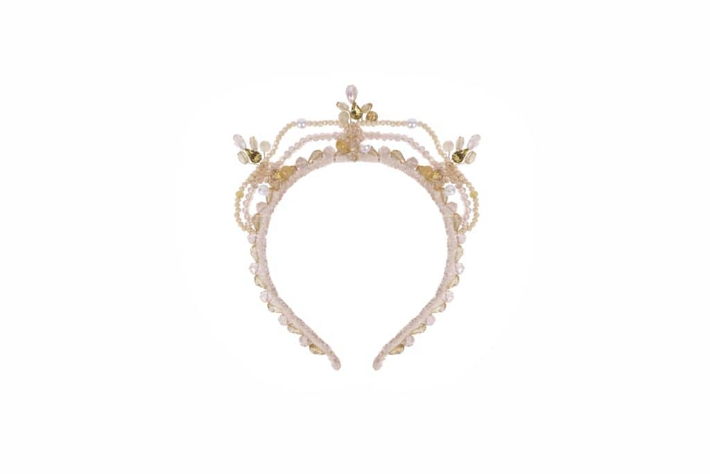 Boutique Blushing Crystals Beaded Tiara