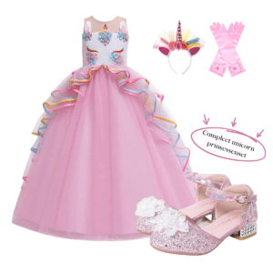 Eenhoorn pakket met prinsessenschoenen en accessoires