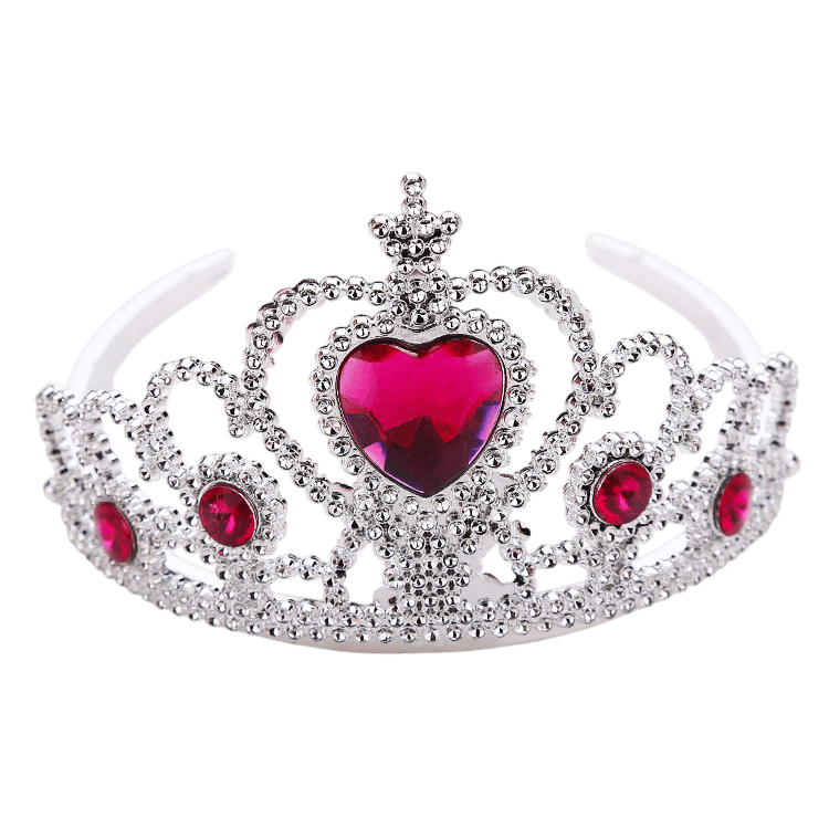 Tiara / kroon fuchsia