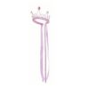 Paarse prinsessenkroon ribbon met linten