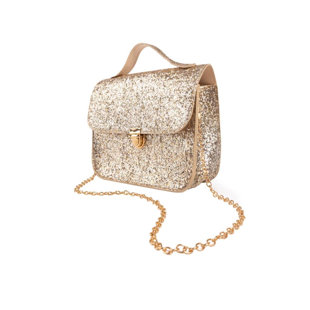 Great Pretenders - Glitter tasje voor meisjes goud